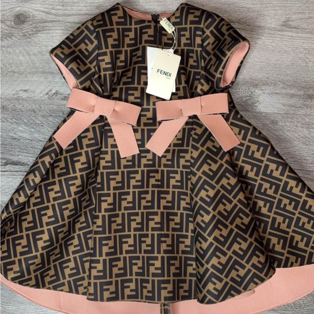 Fendi Girl Bow Dress